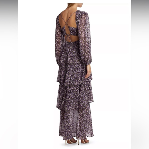 S ASTR The Label Anora Floral Ruffled Maxi Dress - Picture 5 of 9